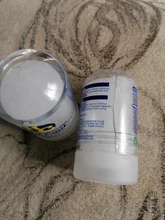 Palo de alumbre desodorante de 60g para hombre, desodorante con diamantes de imitación naturales, palo de alumbre, eliminador de olor corporal, antitranspirante, olor cómodo