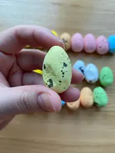 Kids Gift Craft Bird-Pigeon-Eggs Easter-Decoration Favor Painted Happy 3cm-Foam DIY Party