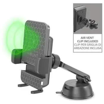 

Universal Wireless car charger holder for Smartphone color NeroCELLY27.02