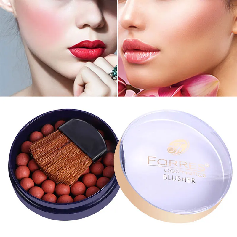 6 Цвет Макияж Уход за кожей лица матовая Румяна шариковые Тени для век Косметика