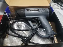 Building-secador de pelo para soldar herramienta de calor con pantalla digital ajustable, pistola de calor de 220V, pistola de calor de buena calidad, pistolas de aire caliente