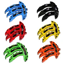 Mercedes S-Line RS AMG caliper cover 4 pieces red yellow blue green heat resistant ABS raw material flexible quality for vehicle