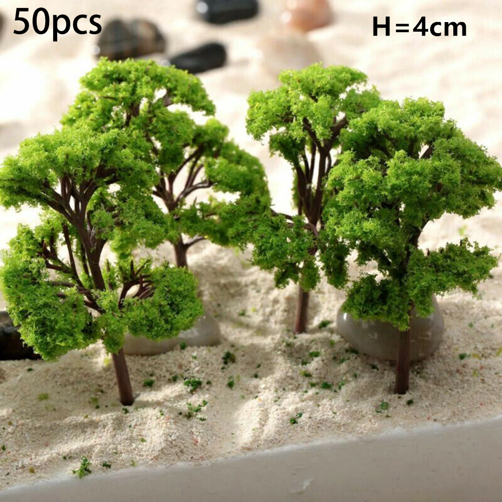 Trees Model Train Railroad Decor Scenery Landscape HO-OO Scale Building Static Grass Tufts Miniature Scenery Wildflowers Flower 