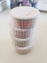 Cinta adhesiva de celosía básica de 15mm de ancho, cinta adhesiva decorativa, etiqueta adhesiva para álbum de recortes