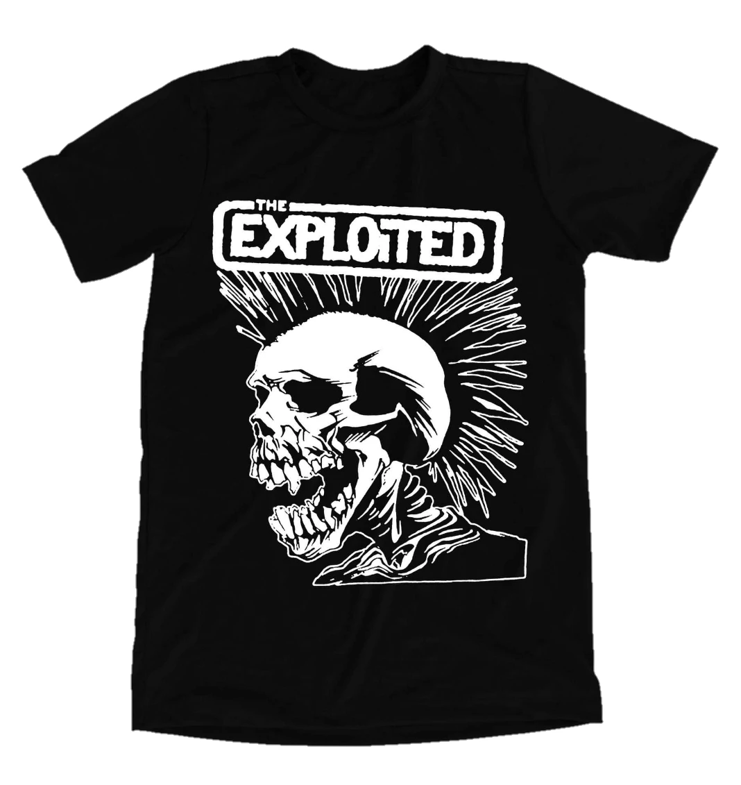 Camiseta Punk The Exploited Camisa Punk FRETEGRATIS|T-Shirts| - AliExpress