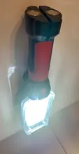 Portable Lantern Flashlight Work-Lighting Battery Fishing-Lamp Magnetic Camping 2--18650