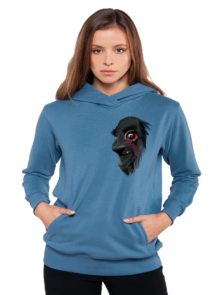 Sudadera con capucha de lana para hombre y mujer, ropa de 100% algodón estampado especial, tejido negro de calidad, Invierno|Sudaderas con capucha sudaderas| - AliExpress