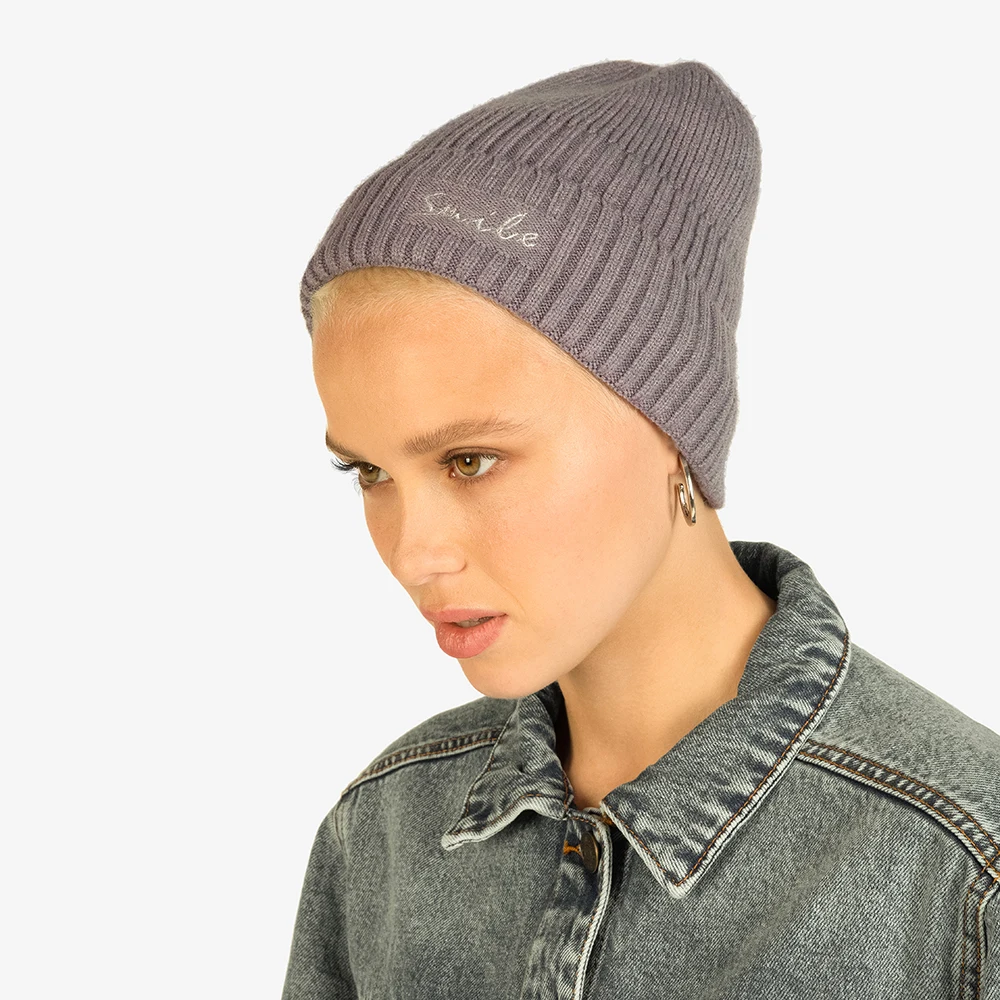 Шапка женская серая KEDDO 398601/05-03