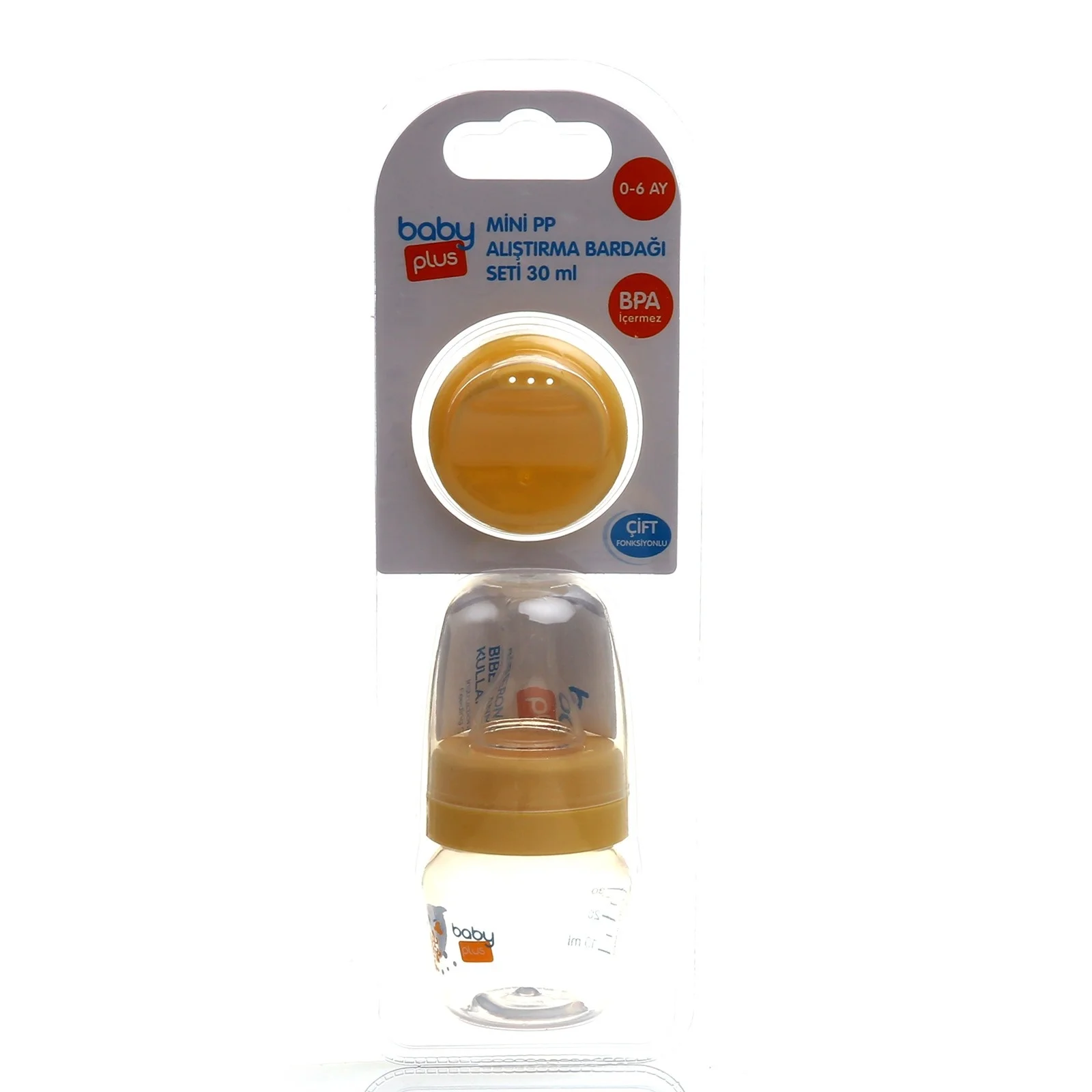 Ebebek baby& plus Mini PP набор детских обучающих стаканчиков 30 мл