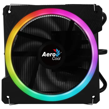 

Aerocool CYLON 3, PC cooling, lighting LED RGB Addressable, 3 heat pipes, design design Top Down