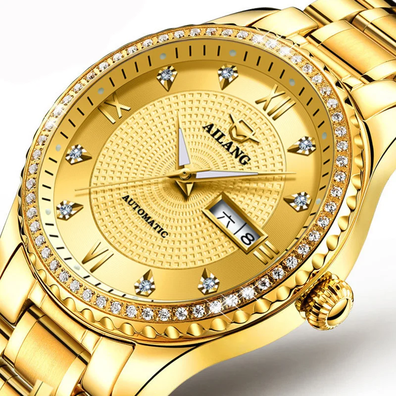 

Fully automatic mechanical men watch waterproof business watch