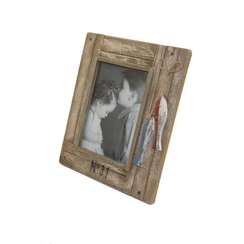

Frame photos table top crystal golden MOLDURA photo VERTICAL size 18X32