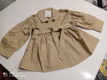 Chaqueta Infantil para bebé, abrigo para niña, gabardina Jas para bebé, cortavientos de doble pecho para niña, chaqueta para 1-4T 2021