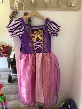 Vestido de Blancanieves para chicas Rapunzel, Bella, Aurora, Sofía, disfraz de princesa, Halloween, fiesta de cumpleaños
