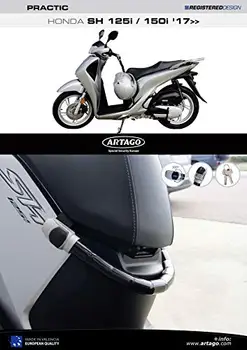 

Artago 1644STY burglar lock handlebar practical Style with support for Honda Scoopy SH 125/150 2017 2018