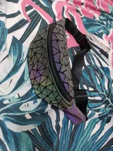 Riñonera luminosa de cuero para mujer, bolso de cintura, a la moda, 2020