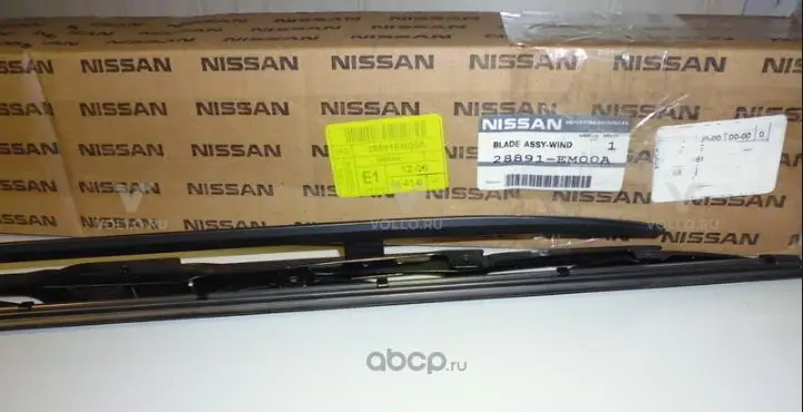 28891EM00A Nissan ЩЁТКА СТЕКЛООЧИСТИТЕЛЯ СО СПОЙЛЕРОМ 600