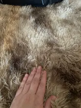Round Rug Carpets Living-Room-Decor Modern-Mats Bedroom Faux-Fur Fluffy Shaggy-Area Long