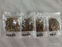 200 unids/lote cabeza plana pines 20 25 30 35 40 45 50mm Headpins alfileres con ojetes agujas suministros de fabricación de la joyería DIY resultados