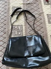 Bandolera de cadena gruesa plegable para mujer, bolso de hombro femenino A la moda, con asa, 2020