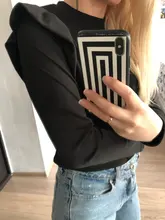 Shirts Simplee Women's Top Knit Winter Casual Fashion New Khaki Slim Solid Round-Neck