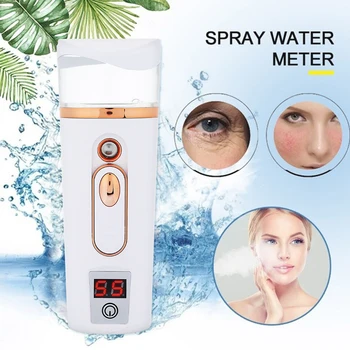 

3 in 1 Skin Tester Mini Nano Face Steamer Sprayer Humidifier Hand-held Facial Moisturizing Mist USB Skin Care Nebulizer Spray