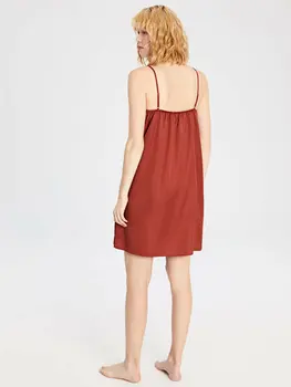 

Strap Satin Nightgown