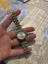 CHENXI Mujeres Oro y Plata Clásico Femenino Reloj de Cuarzo Elegante Reloj de Lujo de Regalo Relojes Señoras Reloj Impermeable