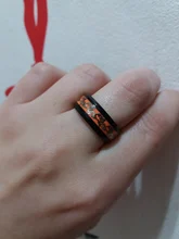 Anillo de los hombres anillo de dragón luminoso anillo brillan en la oscuridad pareja de anillos bisutería para hombres y mujeres T-001