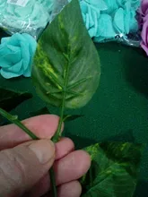 10 Style 1pc Artificial Decoration Vivid Vine Rattan Leaf Vagina Grass Plants Grape Leaves