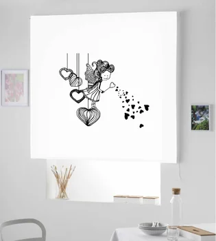 

Blind Iroa rolling youth/Fairy Hearts! ROLLER BLINDS TRANSLUCENT! (WHITE 100X175)