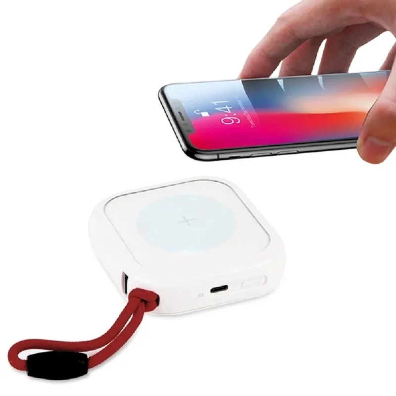 MIPOW портативный Power Bank 10000 мАч Беспроводное зарядное устройство Qi 10 Вт батареи PD18W