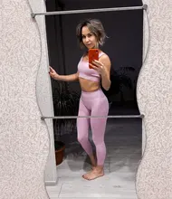 Conjunto de Yoga sin costuras para mujer, mallas de gimnasio, Sujetador deportivo, ropa de entrenamiento, traje deportivo para mujer