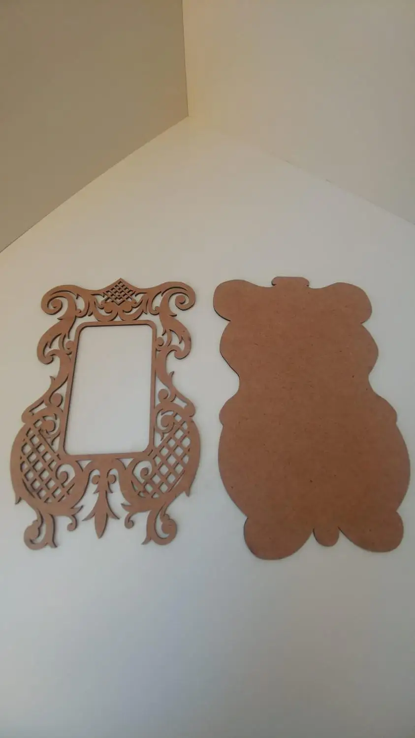 Lazer Kesim Mdf fotoaguraf chercevesi Resimlik(Boyanabilir