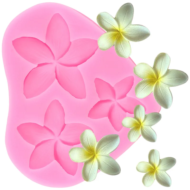 Plumeria Flower Epoxy Resin Silicone Mold DIY Blossom Flower