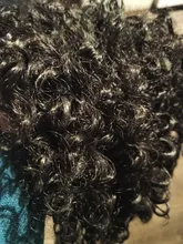 NNZES-peluca Afro rizada para mujeres negras, pelo largo sintético con flequillo, color negro y gris, 14 pulgadas