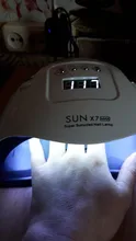Sol X7MAX UV secador de uñas LED/180/120W esmalte de Gel lámpara de curado con Sensor de moviminento LCD Pantalla de secado rápido de Gel UV herramienta para manicura