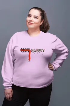

Angemiel Wear Not Sorry Pink Women Sweatshirts