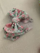 Diadema de lazo grande para bebé, bandana de lazo grande para la cabeza, lazo grande