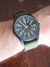 Air Force-reloj con correa de nailon para hombre, cronógrafo deportivo de cuarzo con pantalla de 24H para exteriores