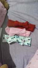 Diadema con lazos florales para bebé, elástico para Diadema con lazo Niña, banda de pelo turbante para recién nacido, accesorios para el cabello, 3 uds.