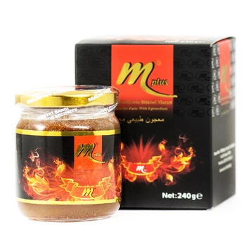 

M plus epimedium Turkısh Honey Mix Macun Horny Goat Weed Ginseng Herbal Aphrodisiac Turkish Paste 240gr. %100 halal