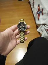 NIBOSI-Pulsera de cuarzo para hombre, reloj masculino impermeable con estilo cronógrafo dorado, de marca de lujo a la moda