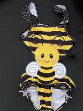 Ropa de baño de playa para bebés, bañador de sandía, traje de baño, bikini de verano de una sola pieza