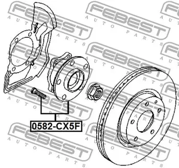 

Bearing kit front \ Mazda CX-5 KE20 11 FEBEST