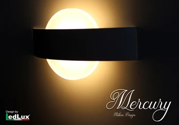 

Wall sconce Led wall pattern Mercury Italian Design Modern 6W warm White
