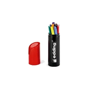 

Set of markers for paper and cardboard, 10 colors in a metal ban
