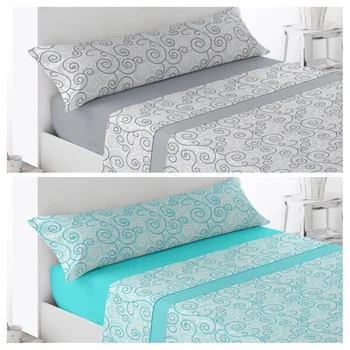 

- Dakota Verde - JUEGO SÁBANAS 3 PIEZAS PIRINEO INVIERNO grosor 150 g BAJERA ELÁSTICA ENCIMERA 1 FUNDA ALMOHADA