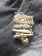 PipiFren Cuttlefish Bone Bird Toys For Parrots Budgie And sepia Pets Perch Parakeet Cockatiel