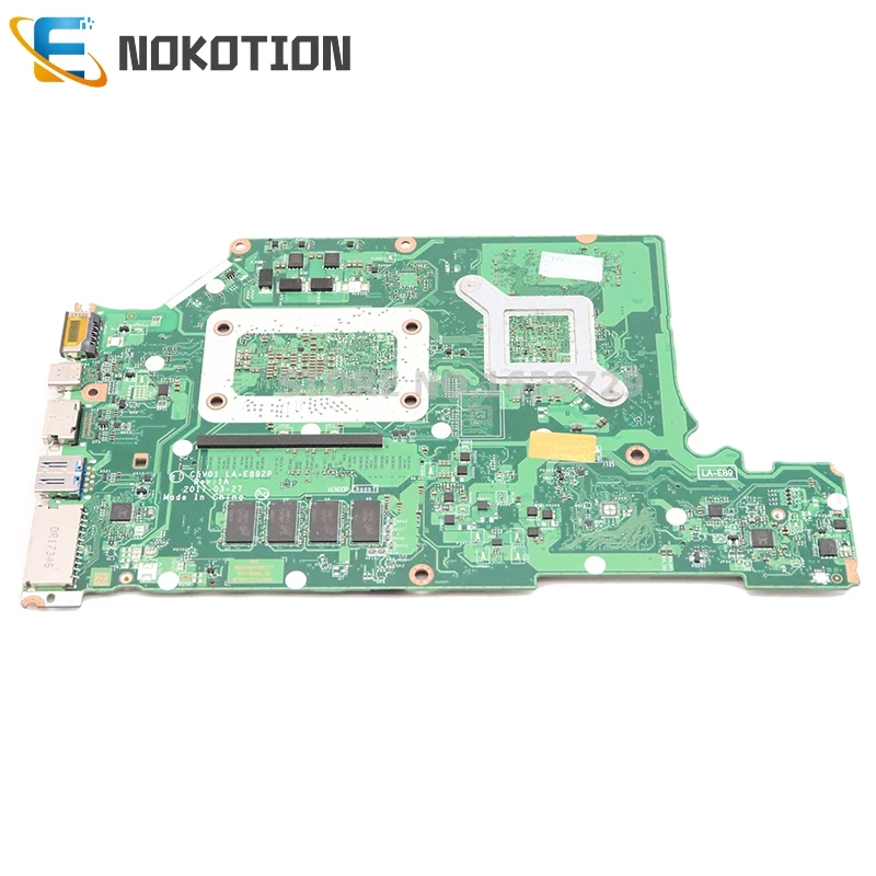 NOKOTION NBGT011002 C5V01 LA-E892P основная плата для acer aspire A615 A615-51G Материнская плата ноутбука MX150 SR3LC I7-8550U Процессор DDR4